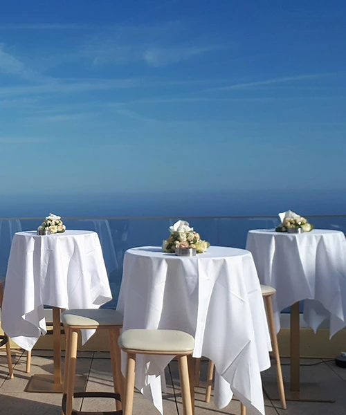 Organise an event on the French Riviera sea view